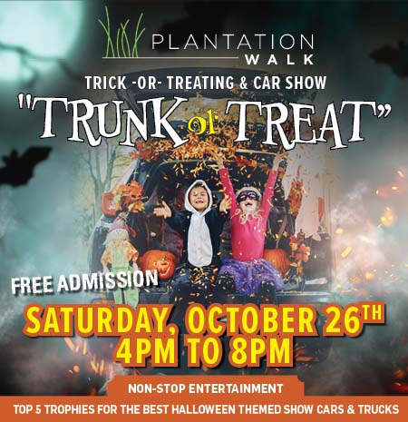 Trunk or Treating and Car Show: October 26, 2024