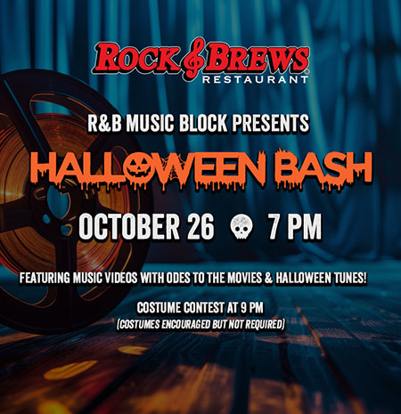 Rock & Brews Halloween Bash on October 26, 2024 at 7 PM