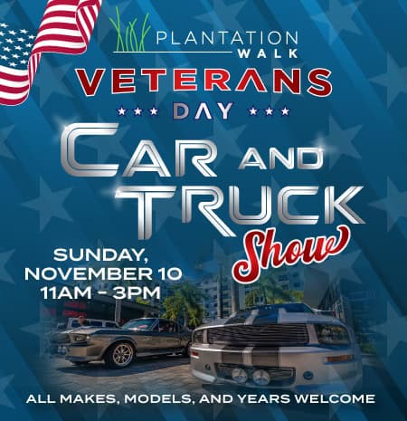 Plantation Walk Inaugural Car & Truck Show Celebration 2023