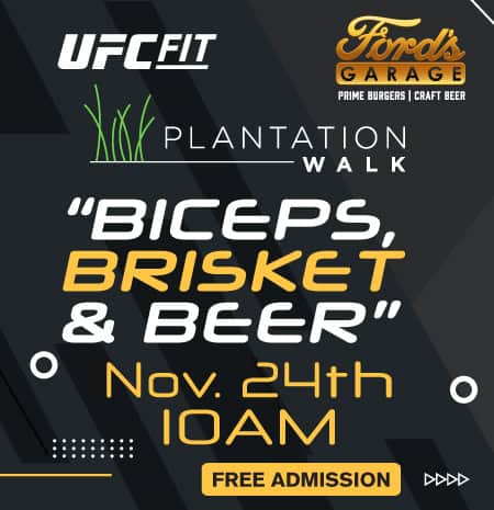 UFC FIT & Ford’s Garage present Biceps, Brisket, & Beer, November 24, 2024