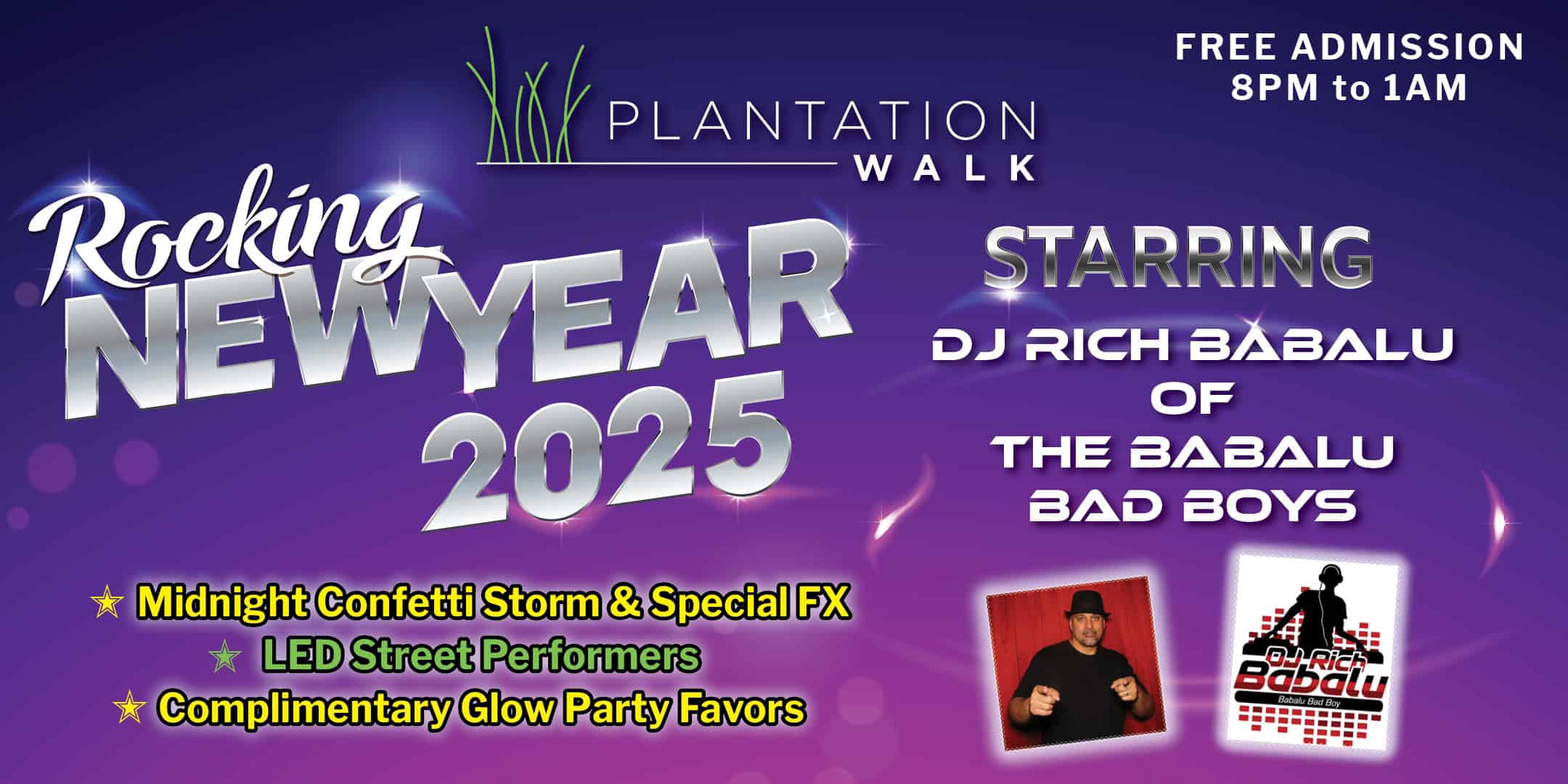 Rocking New Year 2025 Plantation Walk