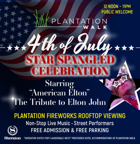 Plantation Walk 4th of July Star Spangled Celebration: Starring American Elton - the Tribute to Elton John