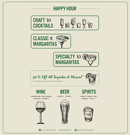 Happy Hour at Tacocraft