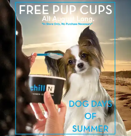 Dog Days of Summer: Free Pup Cups all August long from Chill-N