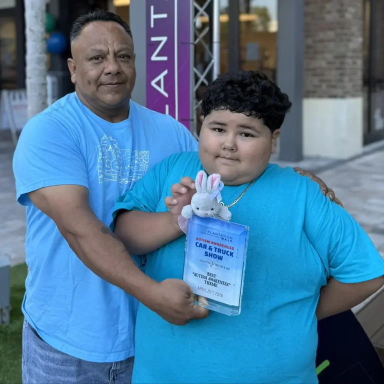Best Autism Awareness Theme: Eric Garcia - 1973 Orange VW Bus