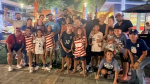 plantation walk soccer watch party group